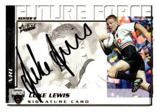 2002 NRL Challenge Future Force Signature - FF28 Luke Lewis Penrith Panthers