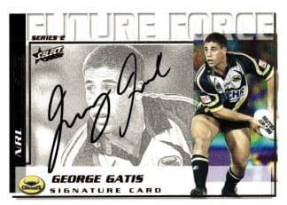 2002 NRL Challenge Future Force Signature - FF30 George Gatis North Qld Cowboys