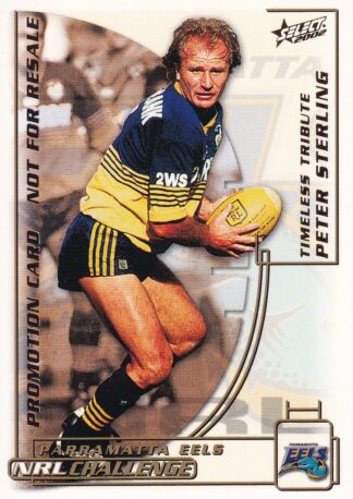 2002 NRL Challenge Promotional Card - Base 026 Peter Sterling Parramatta Eels