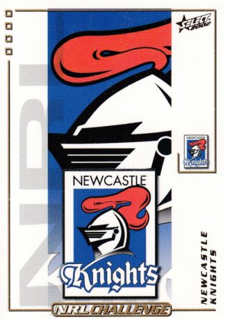 2002 NRL Challenge Common Card - Base 003 Newcastle Knights Logo