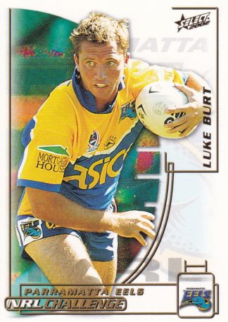 2002 NRL Challenge Common Card - Base 017 Luke Burt Parramatta Eels