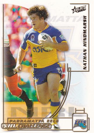 2002 NRL Challenge Common Card - Base 020 Nathan Hindmarsh Parramatta Eels