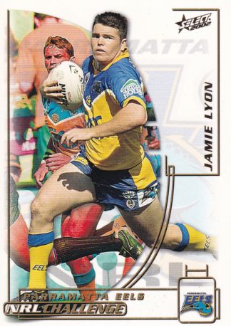2002 NRL Challenge Common Card - Base 022 Jamie Lyon Parramatta Eels