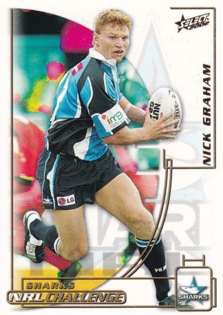 2002 NRL Challenge Common Card - Base 032 Nick Graham Cronulla Sharks