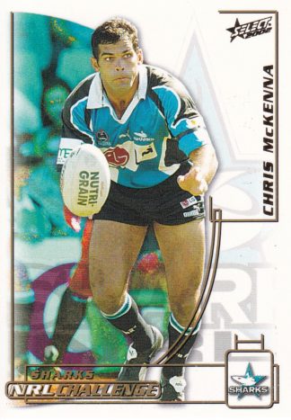2002 NRL Challenge Common Card - Base 035 Chris McKenna Cronulla Sharks
