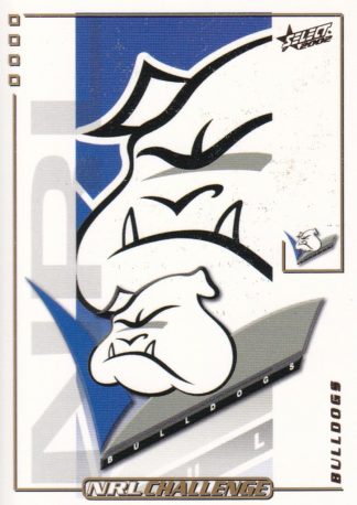 2002 NRL Challenge Common Card - Base 051 Canterbury Bulldogs Logo