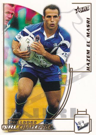 2002 NRL Challenge Common Card - Base 054 Hazem El Masri Canterbury Bulldogs