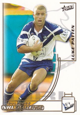 2002 NRL Challenge Common Card - Base 058 Luke Patten Canterbury Bulldogs