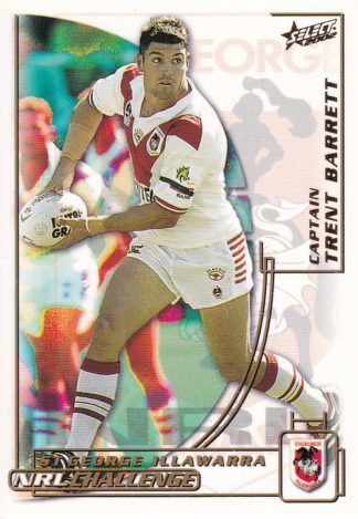 2002 NRL Challenge Common Card - Base 064 Trent Barrett St George Dragons