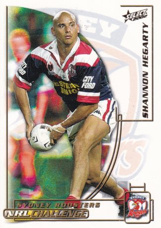 2002 NRL Challenge Common Card - Base 079 Shannon Hegarty Sydney Roosters