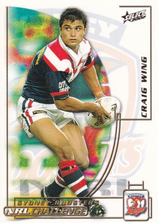 2002 NRL Challenge Common Card - Base 084 Craig Wing Sydney Roosters