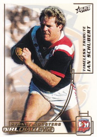 2002 NRL Challenge Common Card - Base 086 Ian Schubert Sydney Roosters