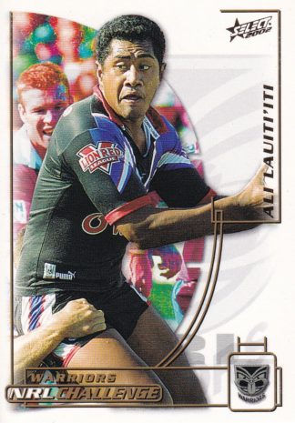 2002 NRL Challenge Common Card - Base 093 Ali Lauiti'iti Warriors