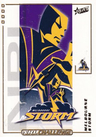 2002 NRL Challenge Common Card - Base 099 Melbourne Storm Logo