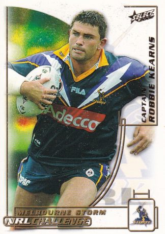 2002 NRL Challenge Common Card - Base 100 Robbie Kearns Melbourne Storm
