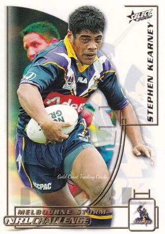 2002 NRL Challenge Common Card - Base 105 Stephen Kearney Melbourne Storm
