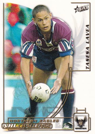 2002 NRL Challenge Common Card - Base 116 Tasesa Lavea Northern Eagles