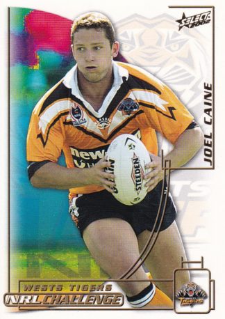 2002 NRL Challenge Common Card - Base 137 Joel Caine Wests Tigers
