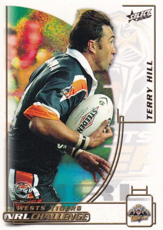 2002 NRL Challenge Common Card - Base 138 Terry Hill Wests Tigers