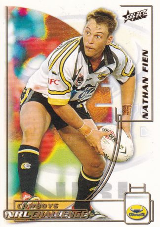 2002 NRL Challenge Common Card - Base 153 Nathan Fien North Qld Cowboys