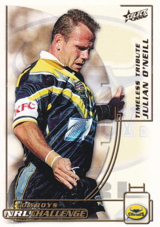 2002 NRL Challenge Common Card - Base 158 Julian O'Neill North Qld Cowboys