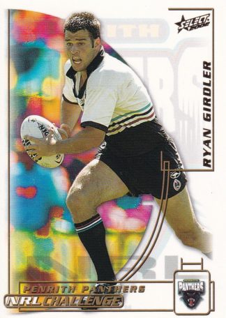 2002 NRL Challenge Common Card - Base 163 Ryan Girdler Penrith Panthers