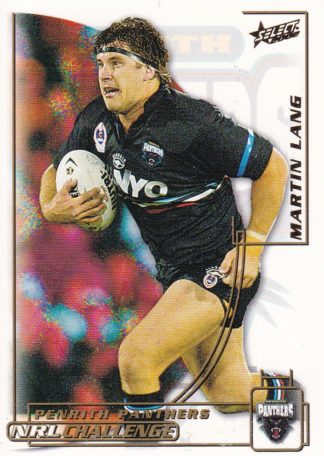 2002 NRL Challenge Common Card - Base 164 Martin Lang Penrith Panthers