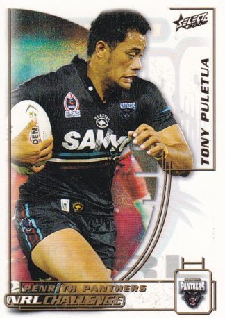 2002 NRL Challenge Common Card - Base 165 Tony Puletua Penrith Panthers