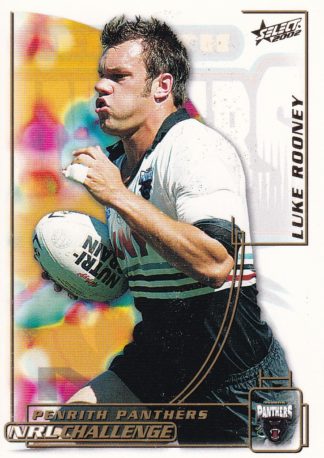 2002 NRL Challenge Common Card - Base 167 Luke Rooney Penrith Panthers