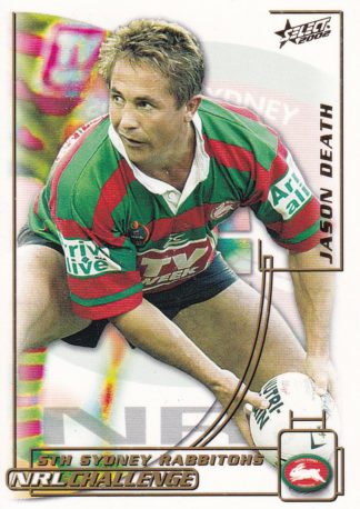 2002 NRL Challenge Common Card - Base 174 Jason Death South Sydney Rabbitohs