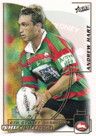 2002 NRL Challenge Common Card - Base 176 Andrew Hart South Sydney Rabbitohs