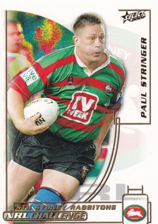 2002 NRL Challenge Common Card - Base 180 Paul Stringer South Sydney Rabbitohs