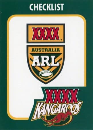2003 RL Cardz 2000 Test Series - 01 Australian Kangaroos Checklist