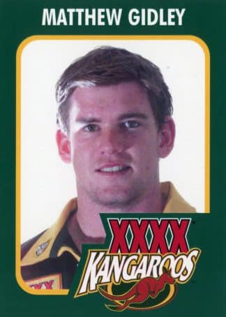 2003 RL Cardz 2000 Test Series - 07 Matthew Gidley