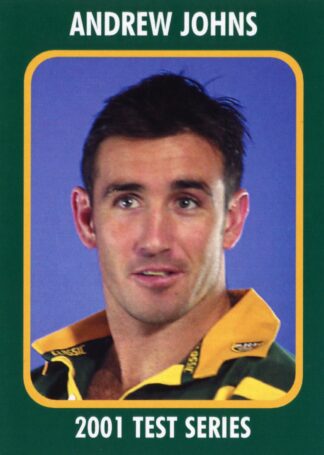 2003 RL Cardz 2001 Test Series - 03 Andrew Johns