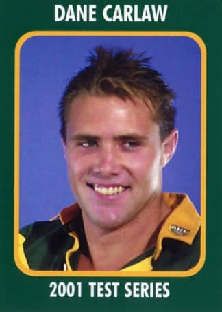 2003 RL Cardz 2001 Test Series - 08 Dane Carlaw