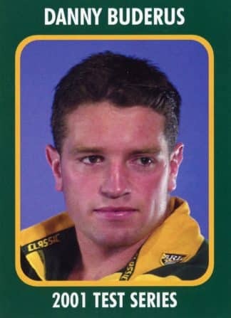 2003 RL Cardz 2001 Test Series - 10 Danny Buderus