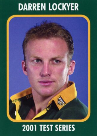 2003 RL Cardz 2001 Test Series - 11 Darren Lockyer