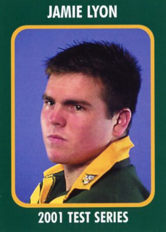 2003 RL Cardz 2001 Test Series - 12 Jamie Lyon