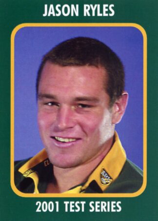 2003 RL Cardz 2001 Test Series - 13 Jason Ryles