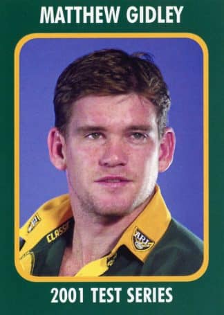 2003 RL Cardz 2001 Test Series - 17 Matthew Gidley