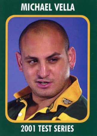 2003 RL Cardz 2001 Test Series - 18 Michael Vella