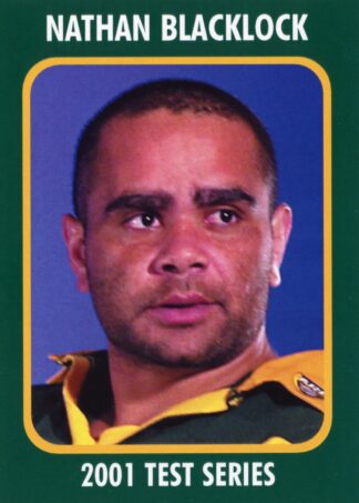 2003 RL Cardz 2001 Test Series - 19 Nathan Blacklock