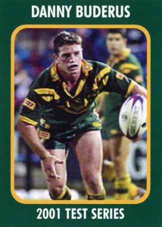 2003 RL Cardz 2001 Test Series - 27 Danny Buderus