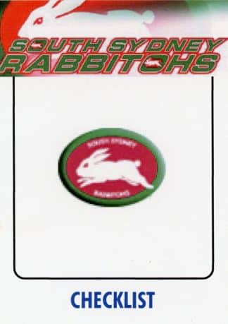 2003 RL Cardz South Sydney Rabbitohs - 01 Checklist