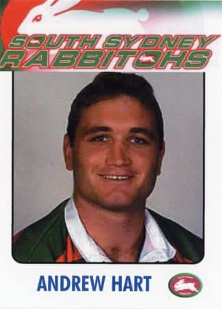 2003 RL Cardz South Sydney Rabbitohs - 05 Andrew Hart
