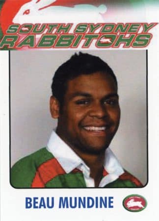 2003 RL Cardz South Sydney Rabbitohs - 08 Beau Mundine