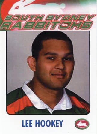 2003 RL Cardz South Sydney Rabbitohs - 17 Lee Hookey
