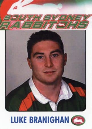 2003 RL Cardz South Sydney Rabbitohs - 18 Luke Branighan