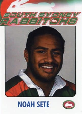 2003 RL Cardz South Sydney Rabbitohs - 23 Noah Sete